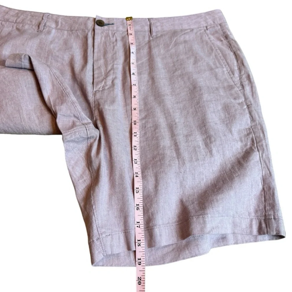 FAHERTY Tradewinds Organic Cotton Blend Shorts size 40 NWT